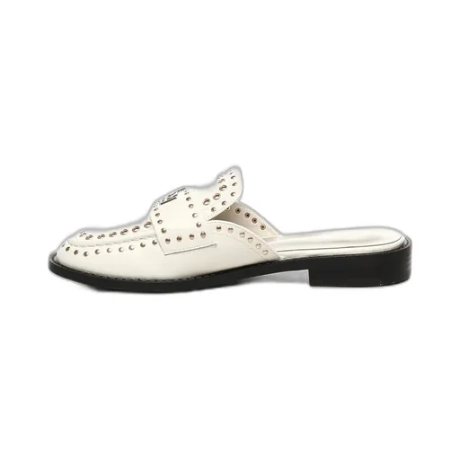 Studded Slip-On Flat Shoes