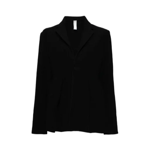 Ribbed Knit Peplum Jacket