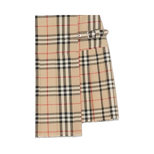 Vintage Check Kilt Skirt
