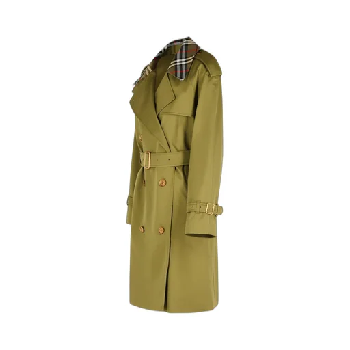 Double Breasted Belted Trench Coat