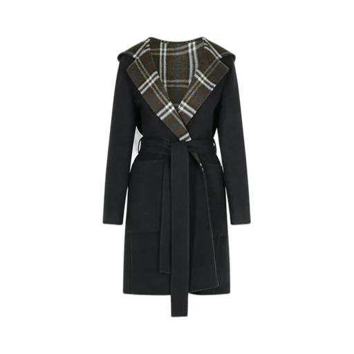 Hampshire Checked Belted Reversible Coat