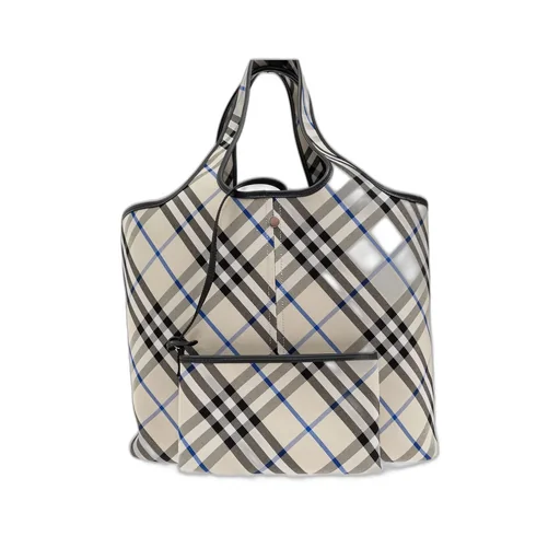 Medium Checked Tote Bag