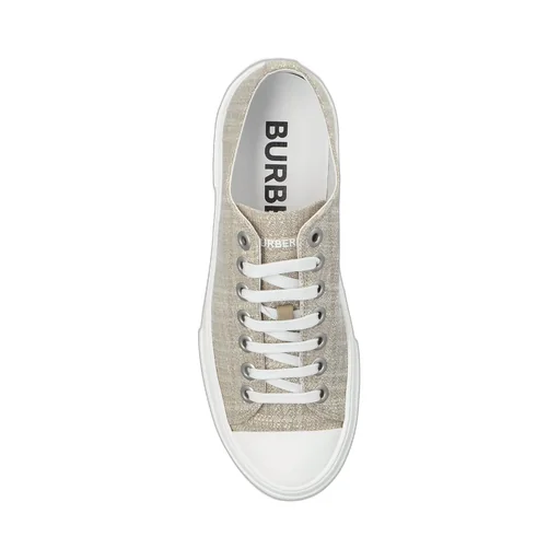 Checked Low-Top Sneakers