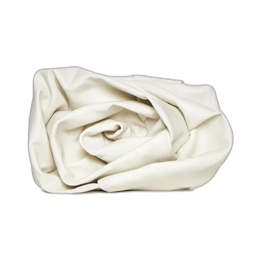 3D Rose Ruched Clutch Bag