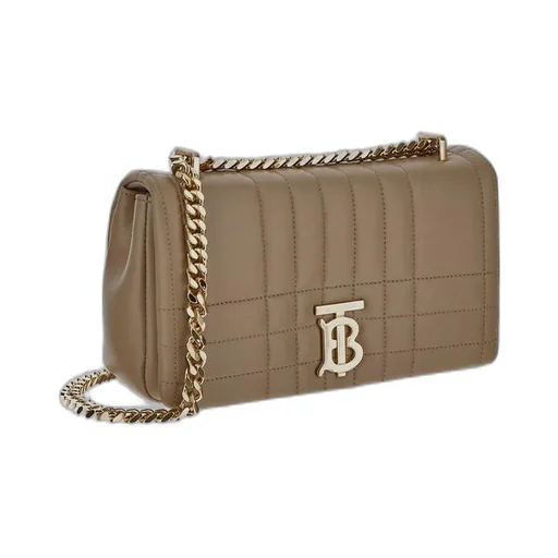 Lola Logo Plaque Quilted Shoulder Bag
