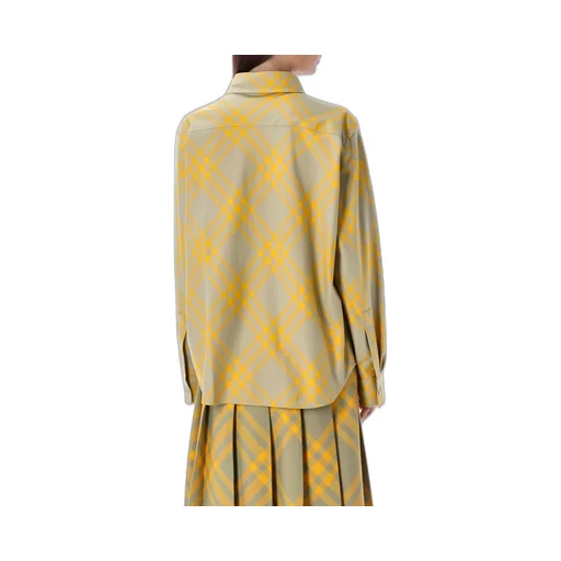 Checked Collared Long-Sleeve Shirt