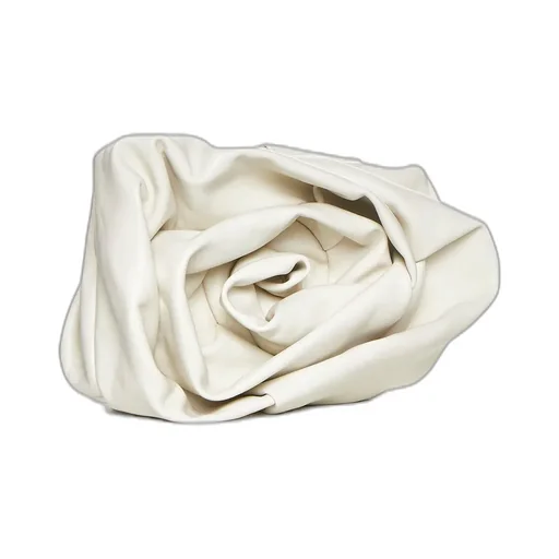 3D Rose Ruched Clutch Bag