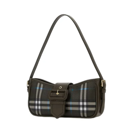 Check Patterned Sling Shoulder Bag