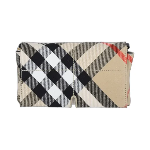 Checked Mini Soft Snip Shoulder Bag