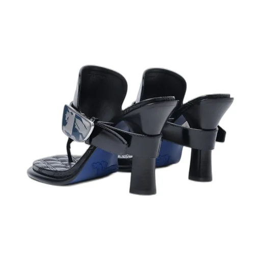 Bay Equestrian Knight Motif Sandals