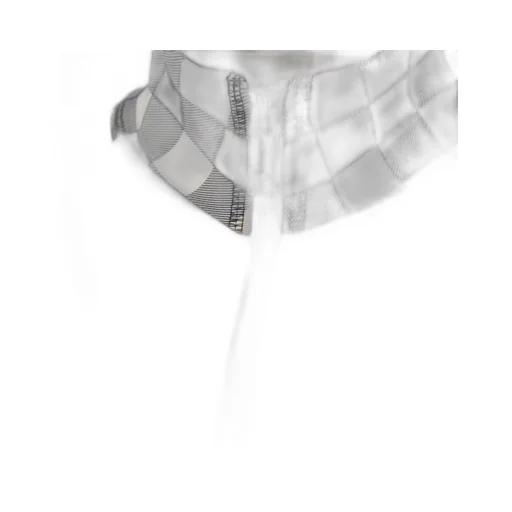 Vintage Check Panelled Cropped Top