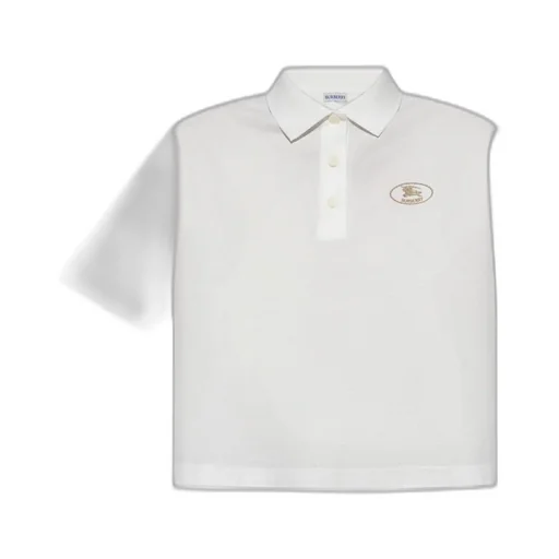 Logo Embroidered Short Sleeved Polo Shirt