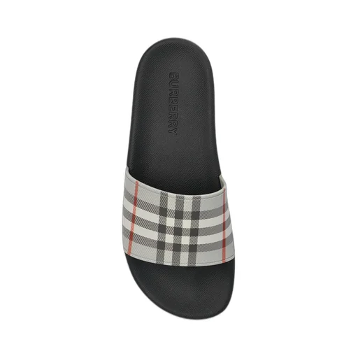 Checked Slip-On Slides