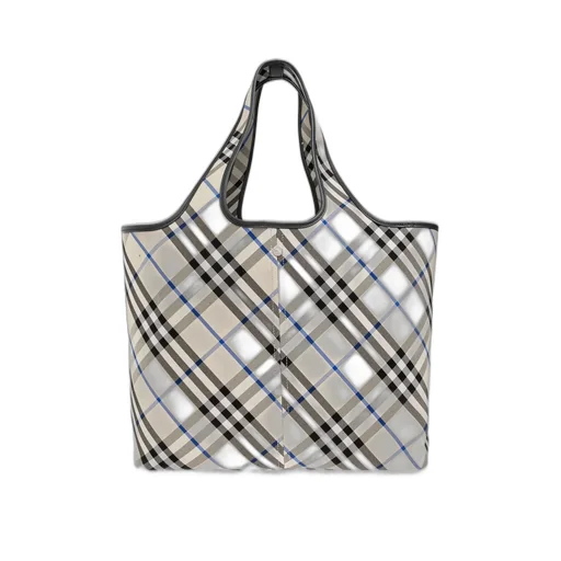 Medium Checked Tote Bag