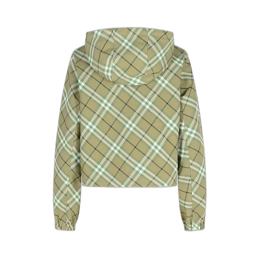 Vintage Check Hooded Reversible Jacket