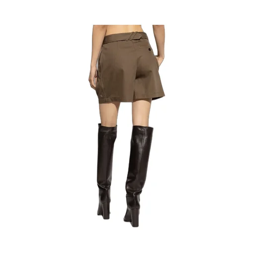 Embroidered High-Waisted Shorts