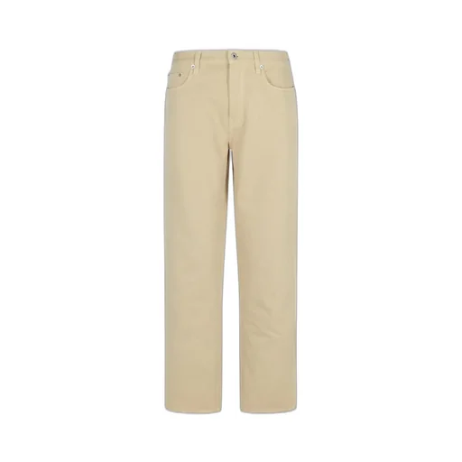Logo Patch Straight-Leg Jeans