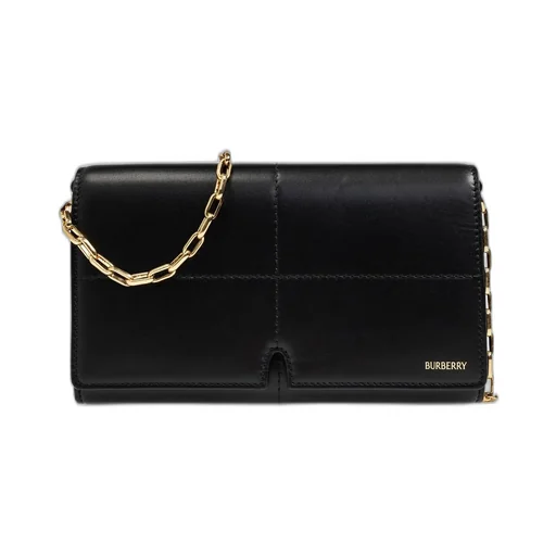 Snip Logo Embossed Chain-Linked Wallet
