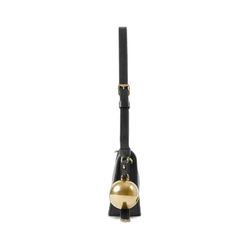 Bell Detailed Zipped Shoulder Bag