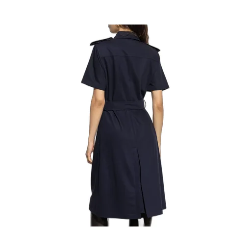 Collared Short-Sleeve Dress