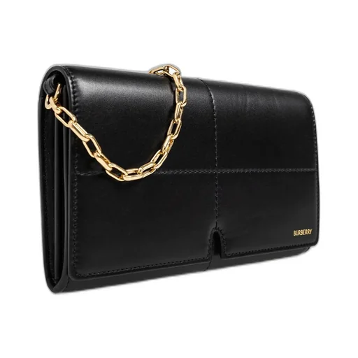 Snip Logo Embossed Chain-Linked Wallet