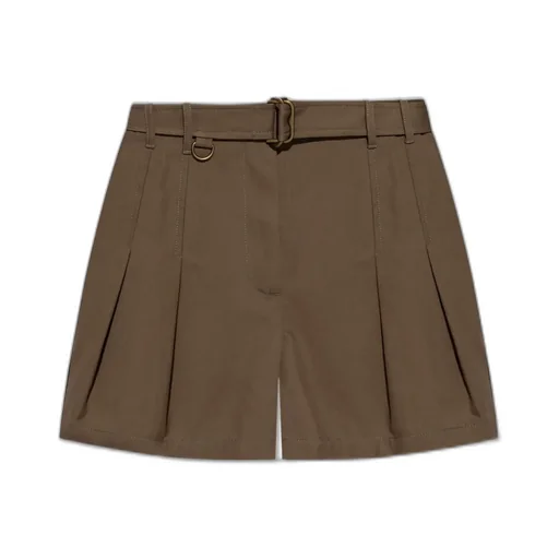 Embroidered High-Waisted Shorts
