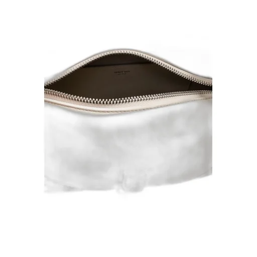 Small B Clip Foldover-Top Crossbody Bag