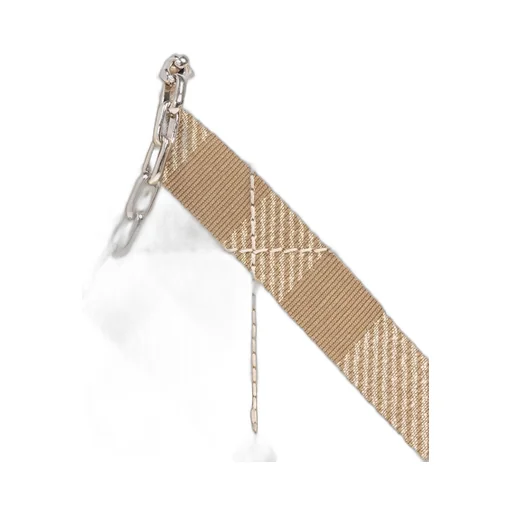 Checked Mini Snip Chain-Linked Clutch Bag