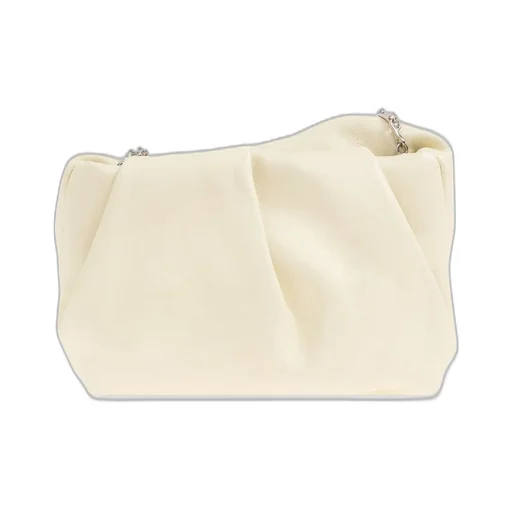 3D Rose Chain-Linked Clutch Bag