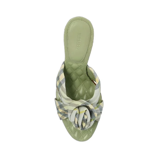Mews Checked Heeled Sandals