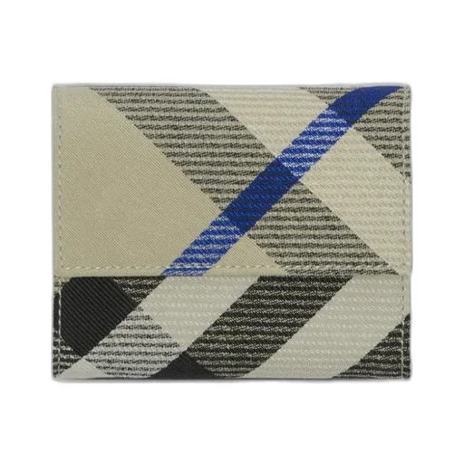Checked Trifold Wallet