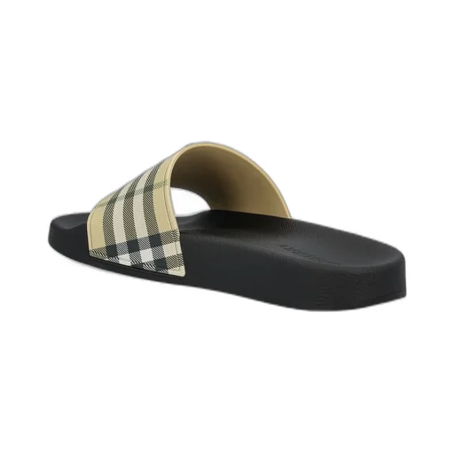 Checked Slip-On Slippers