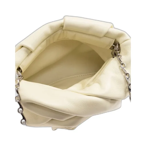 3D Rose Chain-Linked Clutch Bag
