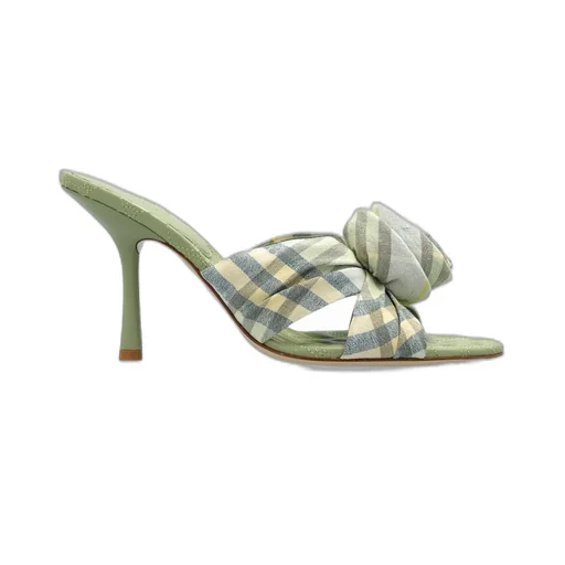 Mews Checked Heeled Sandals