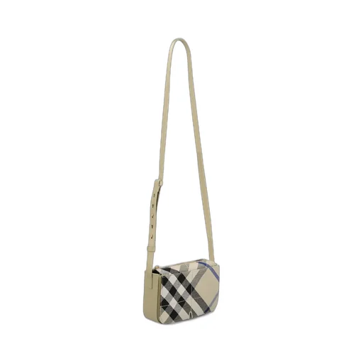 Snip Check Pattern Crossbody Bag