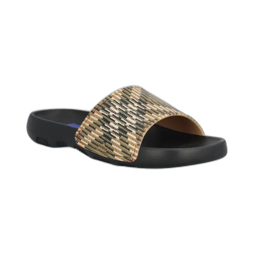 Check Pattern Slip-On Slides
