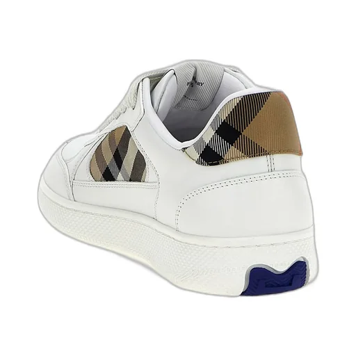 Checked Lace-Up Sneakers