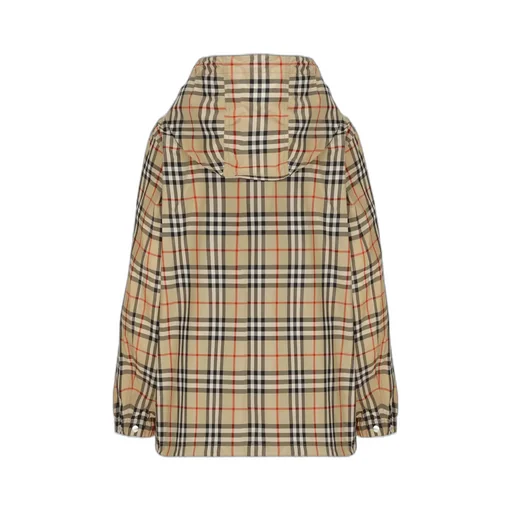 Checked Hooded Jacket
