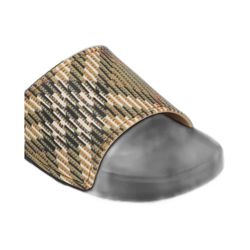 Check Pattern Slip-On Slides