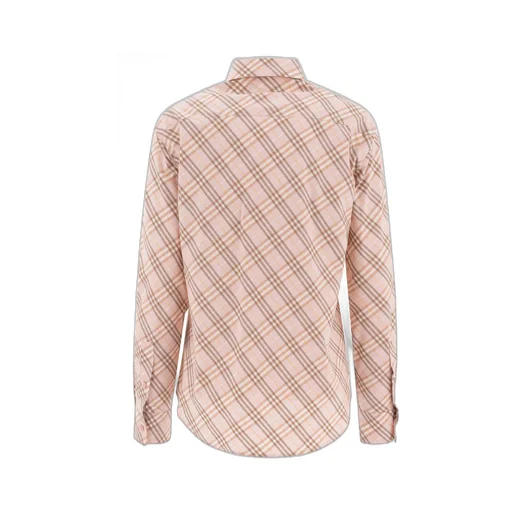 Logo Embroidered Checkered Shirt