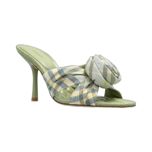 Mews Checked Heeled Sandals