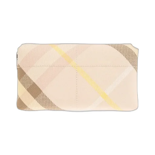 Checked Mini Snip Chain-Linked Clutch Bag