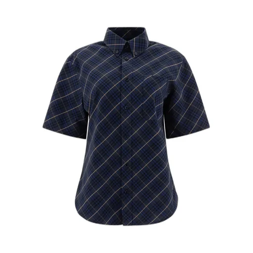 Checked Short-Sleeved Shirt