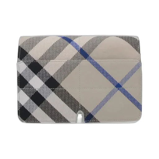 Snip Checked Foldover-Top Shoulder Bag