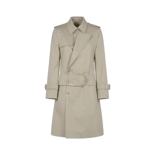 Mid-Length Belted Trench Coat