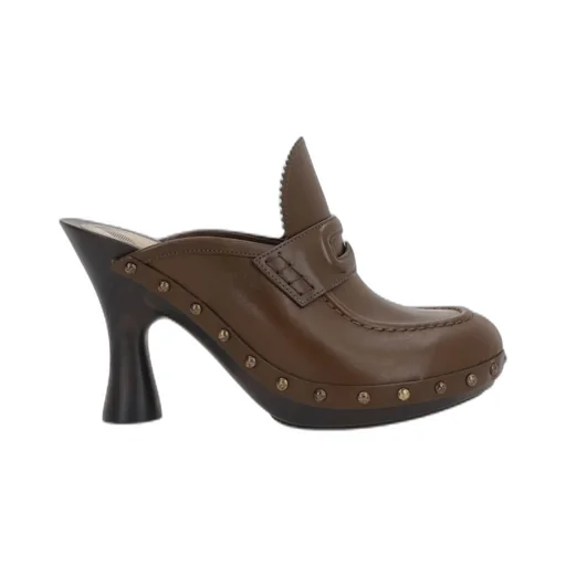 Potter Stud Embellished Slip-On Mules