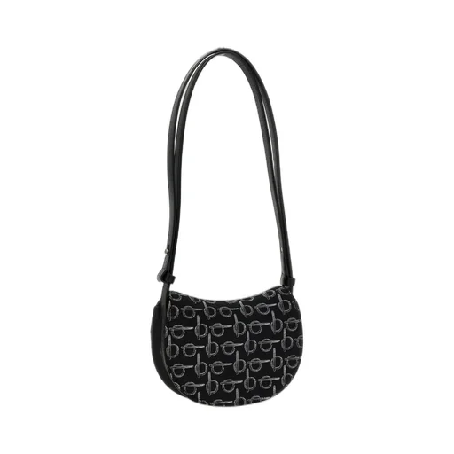 Rocking Horse Logo Jacquard Shoulder Bag