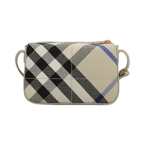 Snip Check Pattern Crossbody Bag