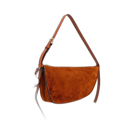 Bell-Detailed Zipped Shoulder Bag
