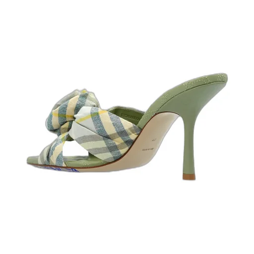 Mews Checked Heeled Sandals